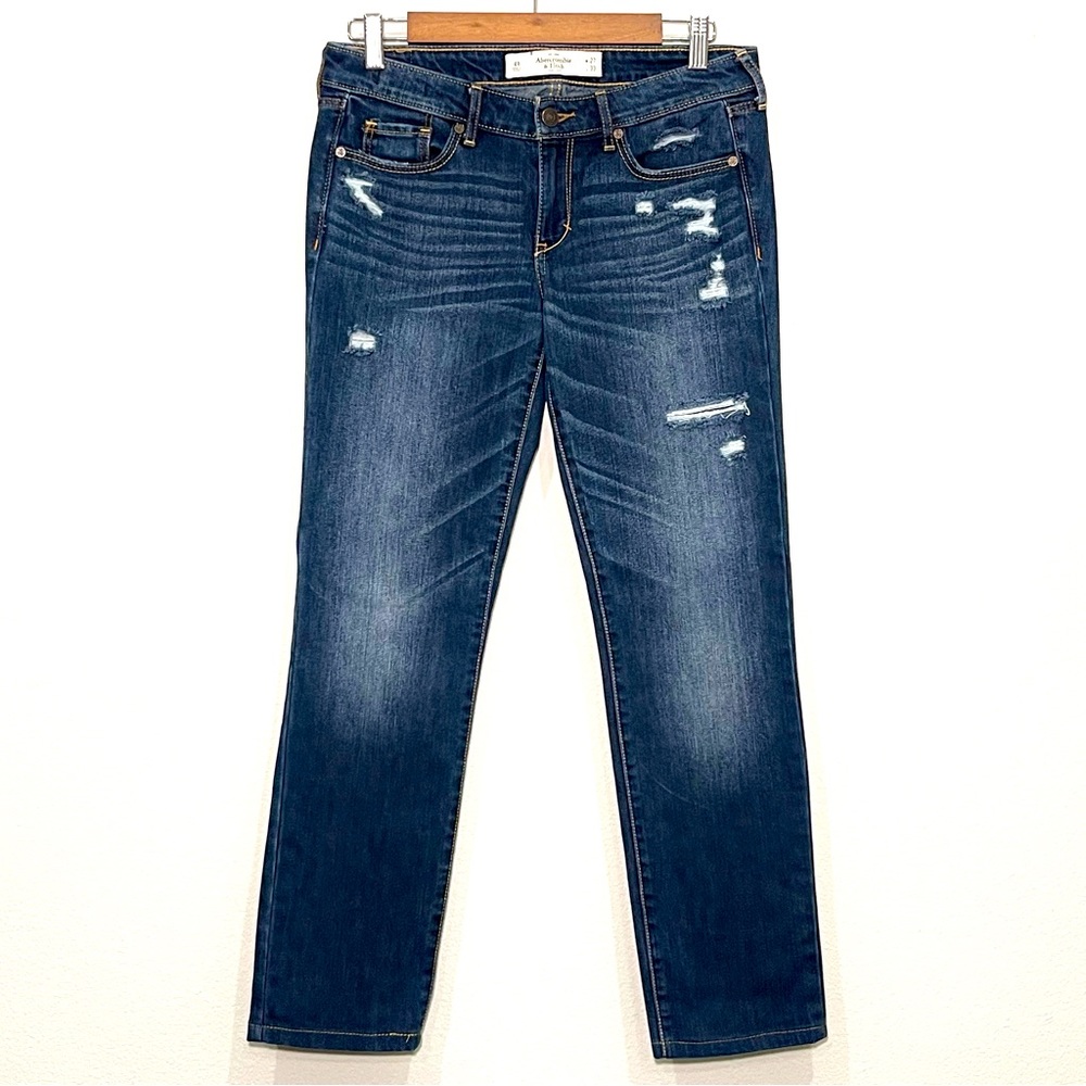 Abercrombie & Fitch Women’s Factory Distressed Skinny Jeans, Size 4R - W27 x L33